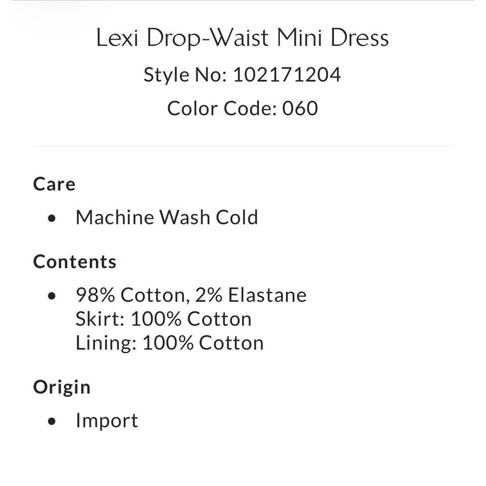New NWT Free Est by Free people Lexi Drop Waist Dress black XS MSRP $78 date